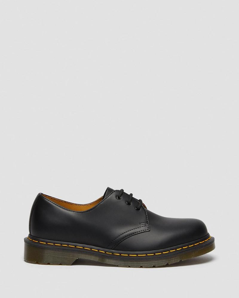 Men's Dr Martens 1461 Smooth Leather Oxfords Shoes Black | AU 604UZG